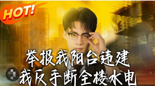 举报我阳台违建，我反手断全楼水电(全集)